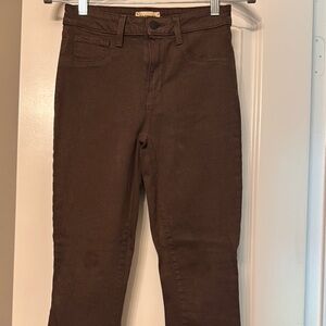 L'AGENCE Dark Brown Jeans 25 rise 10”